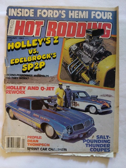 JANUARY HOT RODDING Magazine Inside Ford S Hemi Four MH PicClick UK