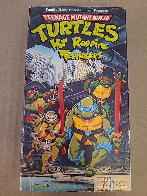TEENAGE MUTANT NINJA Turtles VHS 1987 Hot Rodding Teenagers TMNT 4