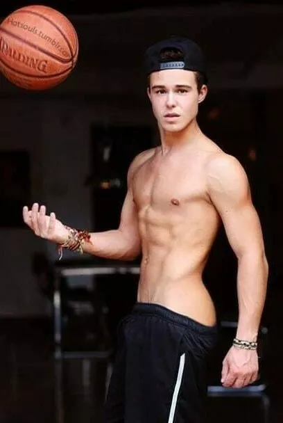 Shirtless Male Gym Jock Muscular Body Beefcake Athlete Basketball Photo X G Eur