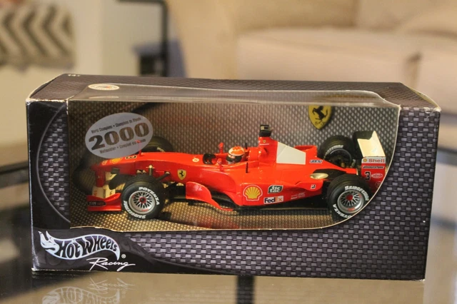 HOT WHEELS RACING Collection Michael Schumacher Ferrari F1 2000 1 24 Scale 44 95 PicClick UK