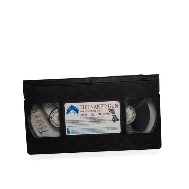 VINTAGE THE NAKED Gun VHS Tape 1988 PG 13 Comedy Paramount Pictures