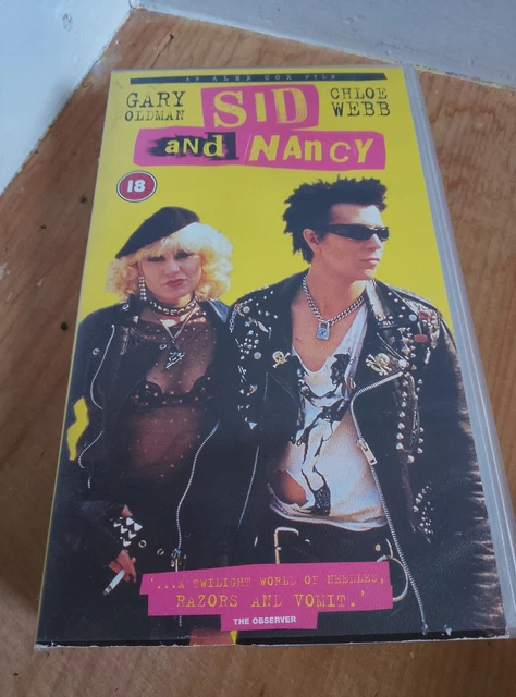 SID NANCY Video VHS Sex Pistols Film Punk Gary Oldmans Chloe Webb