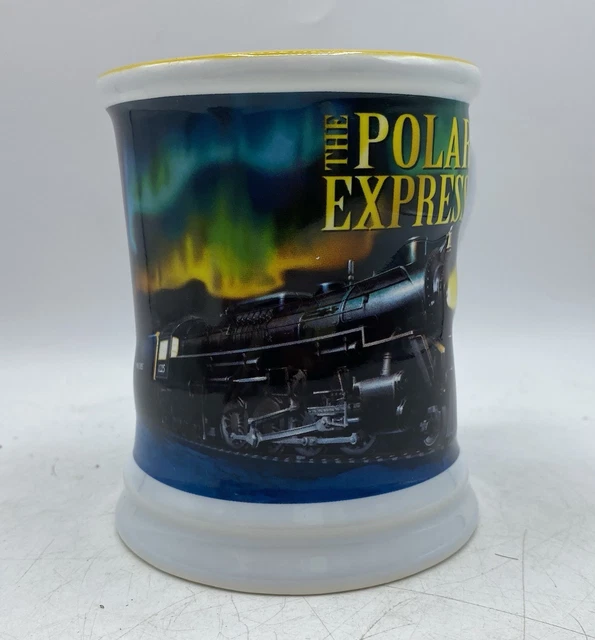 THE POLAR EXPRESS D Train Warner Bros Christmas Cup Mug Hot Chocolate