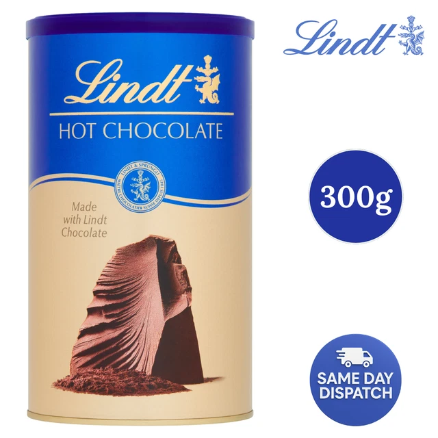 LINDT HOT CHOCOLATE Rich Creamy Vegan Friendly Drinking Chocolate