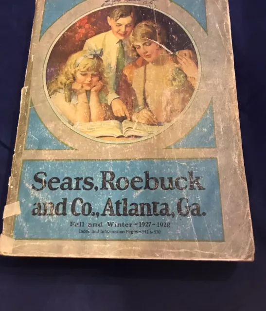 Vintage Original Fall And Winter Sears Roebuck Catalog Atlanta Ga Picclick