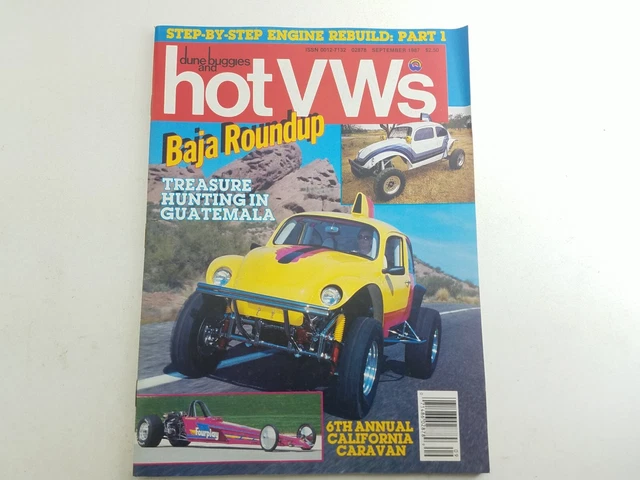 DUNE BUGGIES AND Hot Vw S Magazine September 1987 Baja Roundup 12 05 PicClick UK