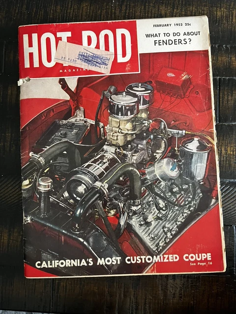 VINTAGE RARE HOT Rod Magazine June 1951 Hot Rods In The Sky Building A Modified 17 26 PicClick UK