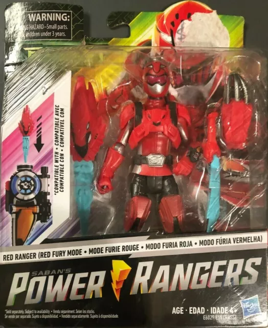 Power Rangers Beast Morphers Red Ranger Fury Mode Basic Action Figure