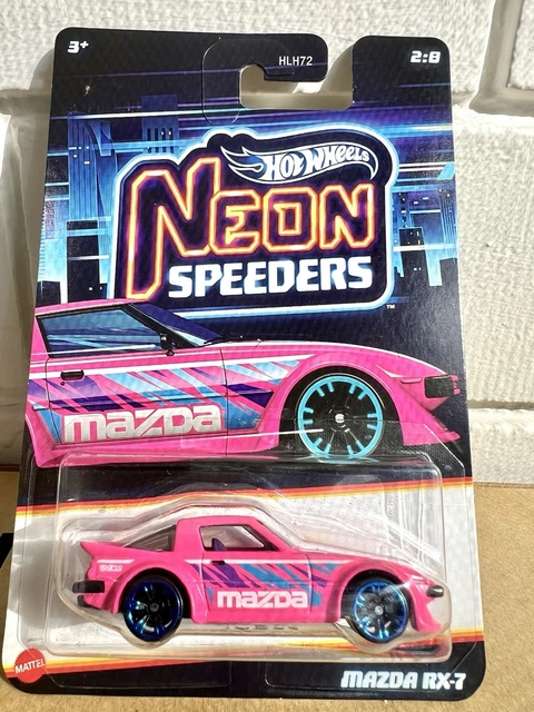 2025 HOT WHEELS Neon Speeders Mazda Rx 7 Pink 2 8 Rx7 16 00 PicClick AU