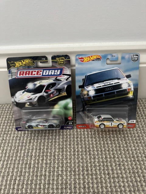 HOT WHEELS CAR Culture Thrill Climbers Audi Sport Quattro Corvette C R