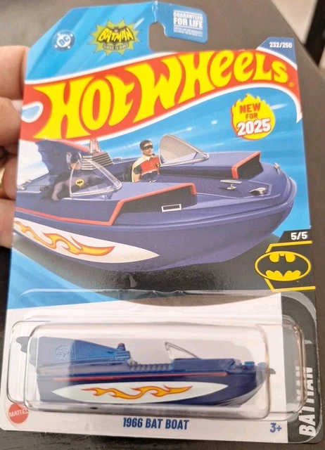 HOT WHEELS Bat Boat Batman Series Collector PicClick CA