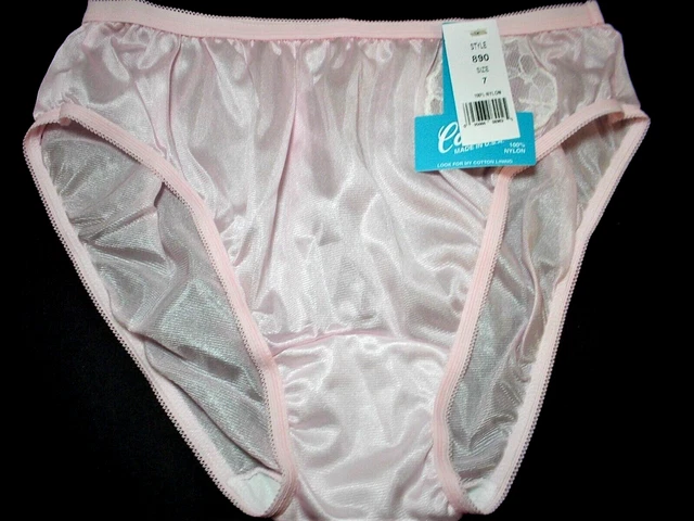 Vintage Panties Carole Shiny Nylon Floral Applique Bikini Panty Sz Picclick Uk