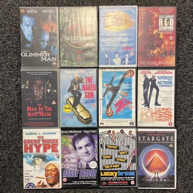12 X BIG Box Ex Rental VHS RED SCORPION THE NAKED GUN GREAT WHITE
