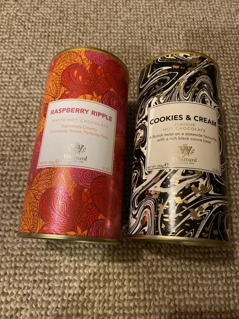 WHITTARD HOT CHOCOLATE Raspberry Ripple Cookies Cream Unwanted Gift