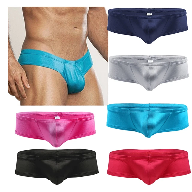SEXY MEN LOW Rise Underwear G String Bikini Bulge Pouch Mini Briefs