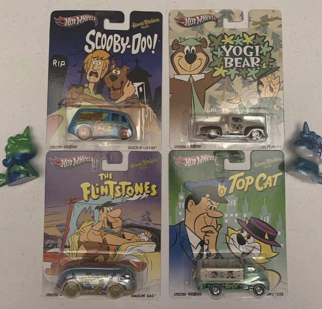 HOT WHEELS HANNA Barbera Scooby Doo Flintstones Yogi Bear Top Cat