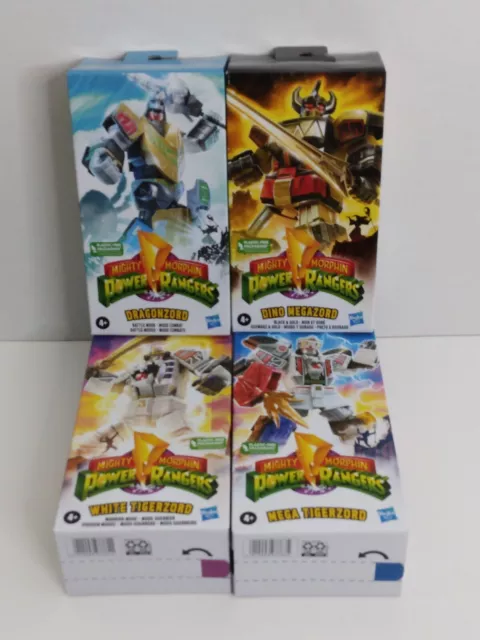 Mighty Morphin Power Rangers Megazords Action Figures Lot Of