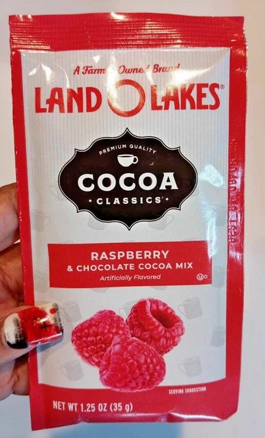 LAND O LAKES Raspberry Hot Chocolate Packs Mix Oz Ea Lot Of Cocoa PicClick UK