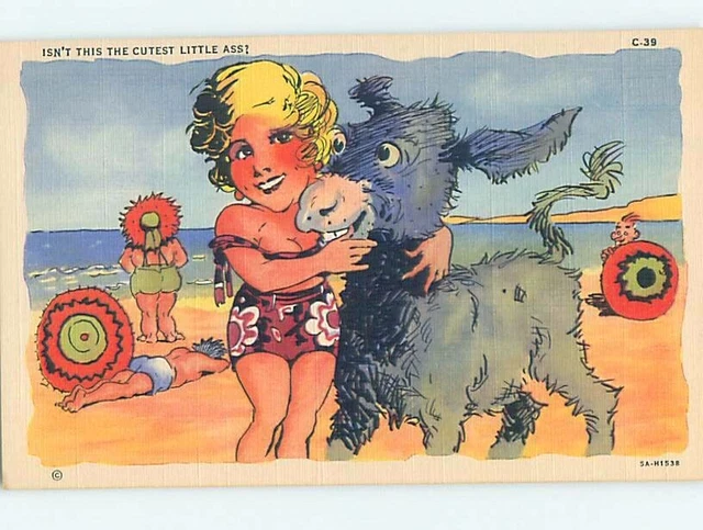 LINEN RISQUE BIKINI GIRL SAYS SHE HAS THE CUTEST ASS Make An Offer Ho PicClick CA