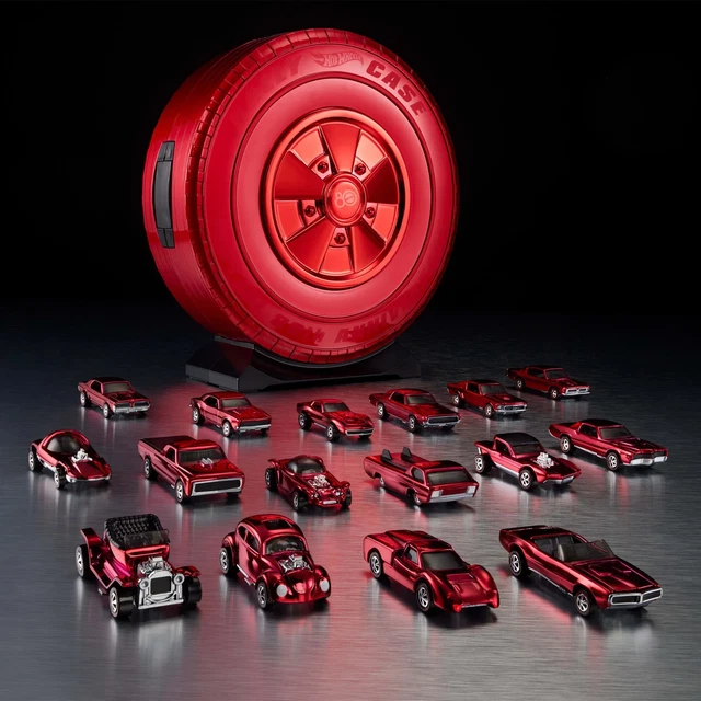 MATTEL 80TH ANNIVERSARY Hot Wheels Orig 16 Rally Case Set RLC IN STOCK 899 99 PicClick UK