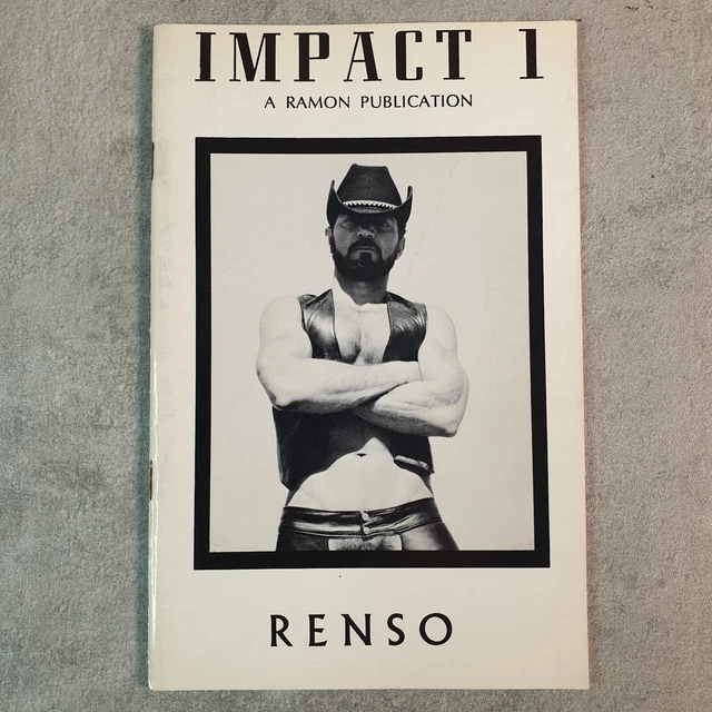 IMPACT RENSO Leather Gay Interest Magazine Ramon Publication Rare PicClick UK