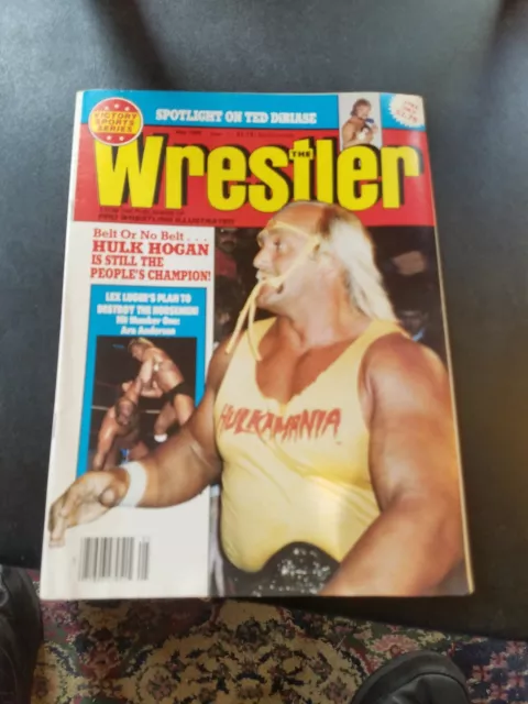 VINTAGE MAY 1988 THE WRESTLER Magazine WWF Hulk Hogan Cover 14 99
