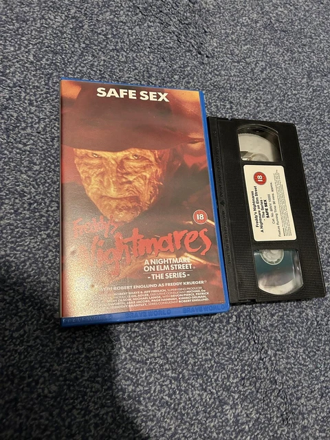 FREDDY S NIGHTMARES SAFE Sex Krueger VHS EX RENTAL HORROR