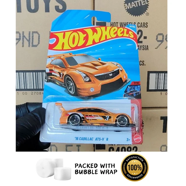 HOT WHEELS Case D Cadillac ATS V R Orange Color Long Card