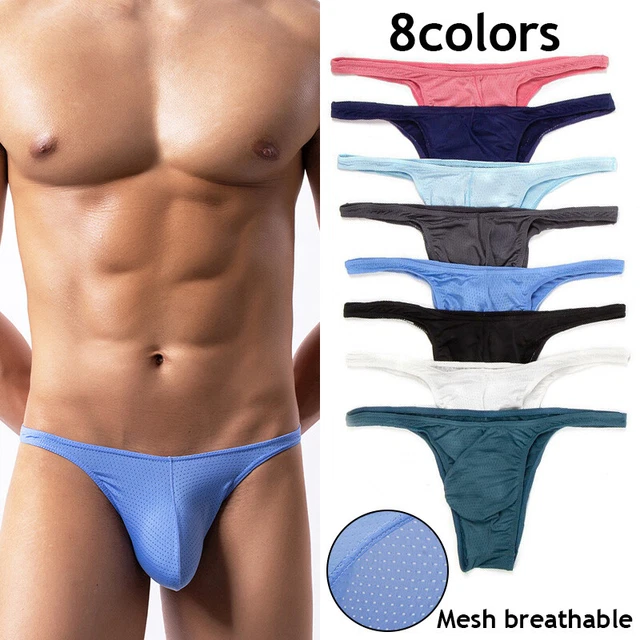 SEXY MEN S LOW Rise Mesh G String String String Bikini Underwear Pouch EUR PicClick FR