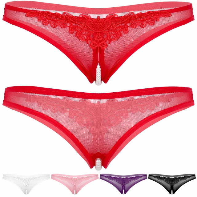 Lady Sexy Faux Leather Knickers Thong Briefs G String Panties Lingerie Underwear Picclick Uk