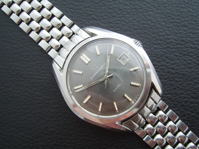 ETERNA MATIC KONTIKI 37mm DAL 1966 RIF 130TT NASTRO ACCIAIO GAY