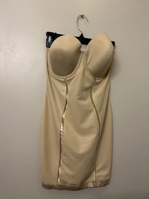 MAIDENFORM SHAPEWEAR FIRM Control Convertible Full Slip Nude Size D PicClick UK