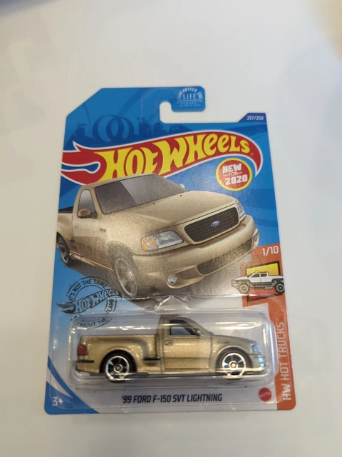 Hot Wheels Gold Ford F Svt Lightning Truck Eur Picclick It