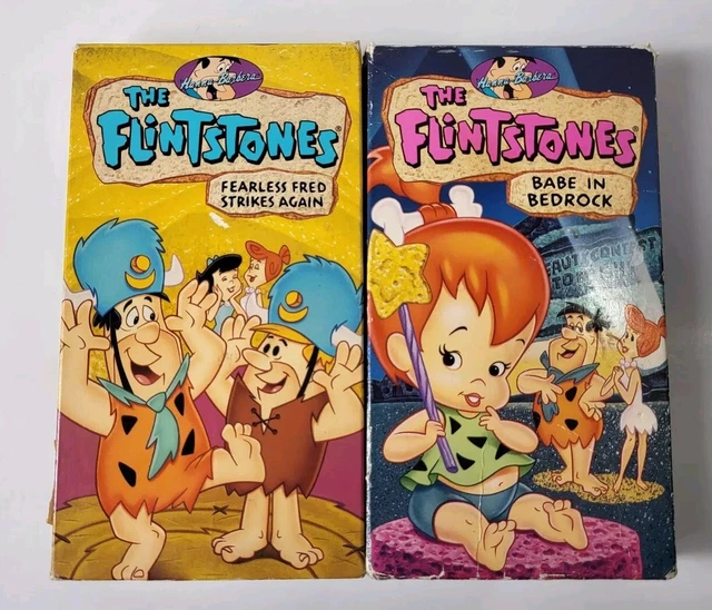 THE FLINTSTONES VHS Tapes Movies Babe In Bedrock Fearless Fred Strikes