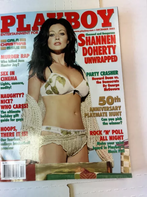PLAYBOY MAGAZINE December 2003 Shannen Doherty Vg 14 99 PicClick