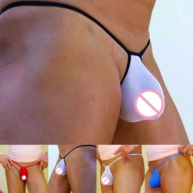 SEXY HOT HOMME MICRO Mini String Slip Mince Poche T Back G String