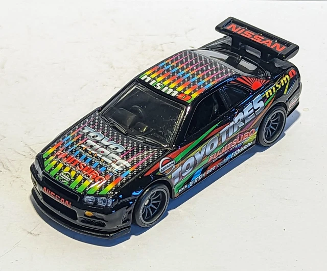 HOT WHEELS CUSTOM Nissan Skyline Gt R R Toyo Tires Livery Real Riders