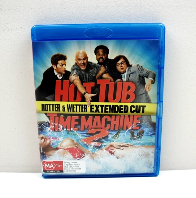 HOT TUB TIME Machine 2 Blu Ray Extended Cut 2015 Region B Free