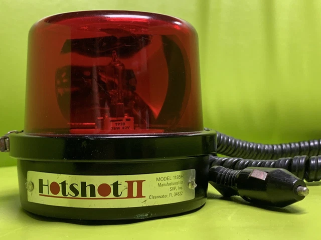 STAR SVP HOT SHOT II DASH LIGHT WITH MAGNET MOUNT Rotating Emergency Light 75 01 PicClick UK