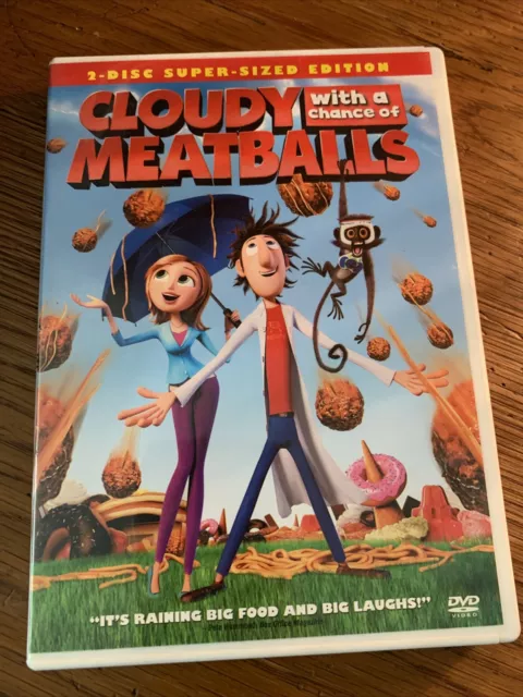 CLOUDY WITH A Chance Of Meatballs DVD 2010 2 Disc Set 136 5 48