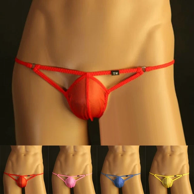 HERREN SEXY MICRO Slips Unterwäsche Mini String Bikini Tangas G String Unterhose EUR 7 50