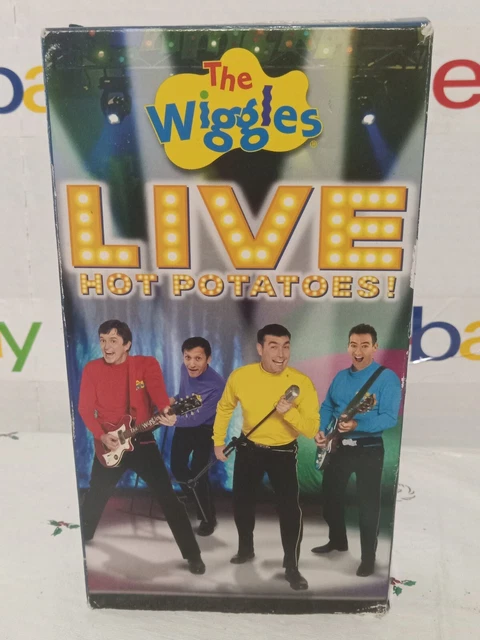 THE WIGGLES LIVE Hot Potatoes VHS Tape HIT Entertainment 2004 RARE See