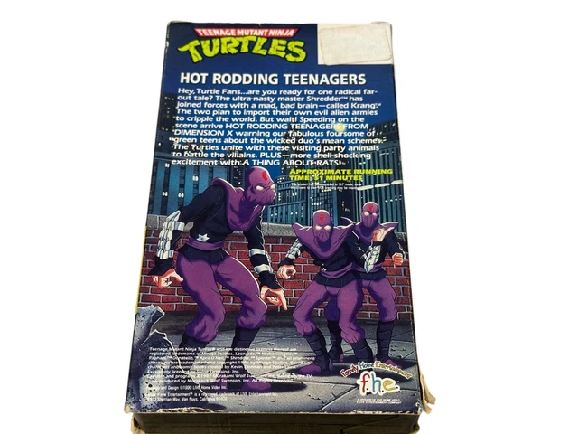 TEENAGE MUTANT NINJA Turtles Hot Rodding Teenagers VHS F H E TMNT