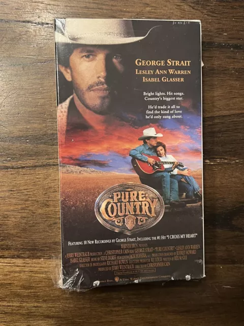 PURE COUNTRY VHS 1993 George Strait Lesley Ann Warren Warner Bros