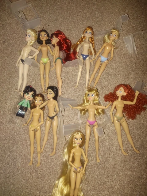 DISNEY STORE Princess Doll Set Ralph Breaks The Internet Naked Doll Bundle PicClick UK