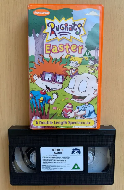 RUGRATS EASTER VHS Video Cassette Tape Nickelodeon FAST UK DISPATCH
