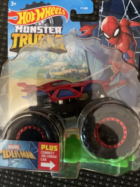 Hot Wheels Monster Trucks Spider Man Scale Marvel Monster Truck