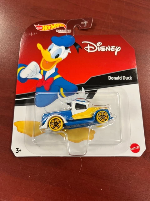 HOT WHEELS CHARACTER Car Disney Donald Duck PicClick UK