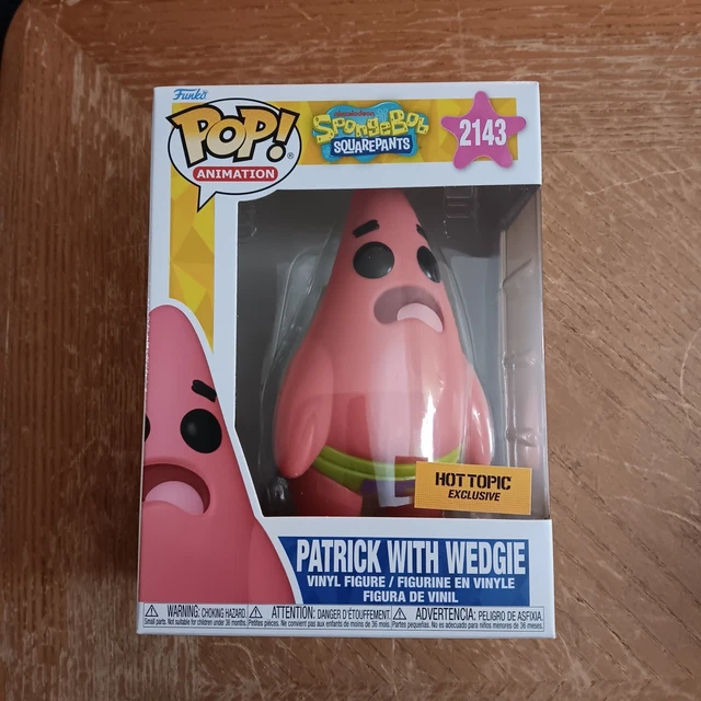 FUNKO POP SPONGEBOB Squarepants PATRICK WITH WEDGIE Hot Topic Exclusive 2143 21 97
