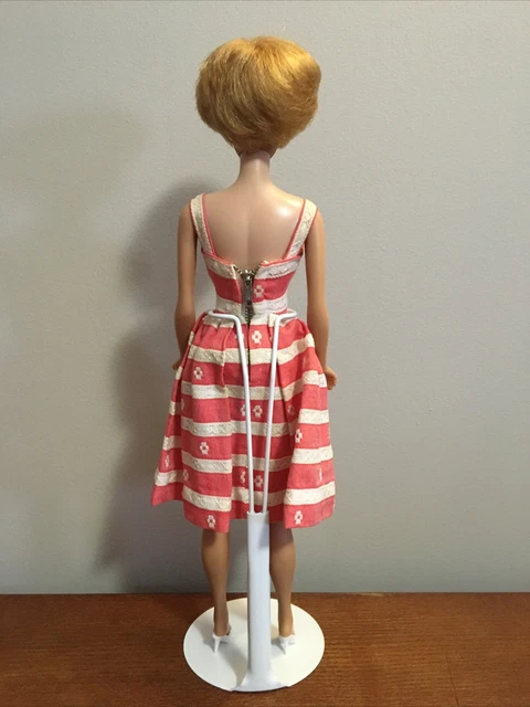 VINTAGE STRAWBERRY BLONDE Bubble Cut Barbie Doll With Nipples 190 00